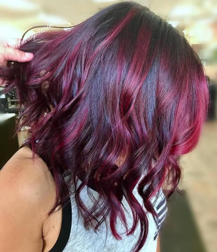 The Best Red Purple Hair Colour Ideas to Try in 2023