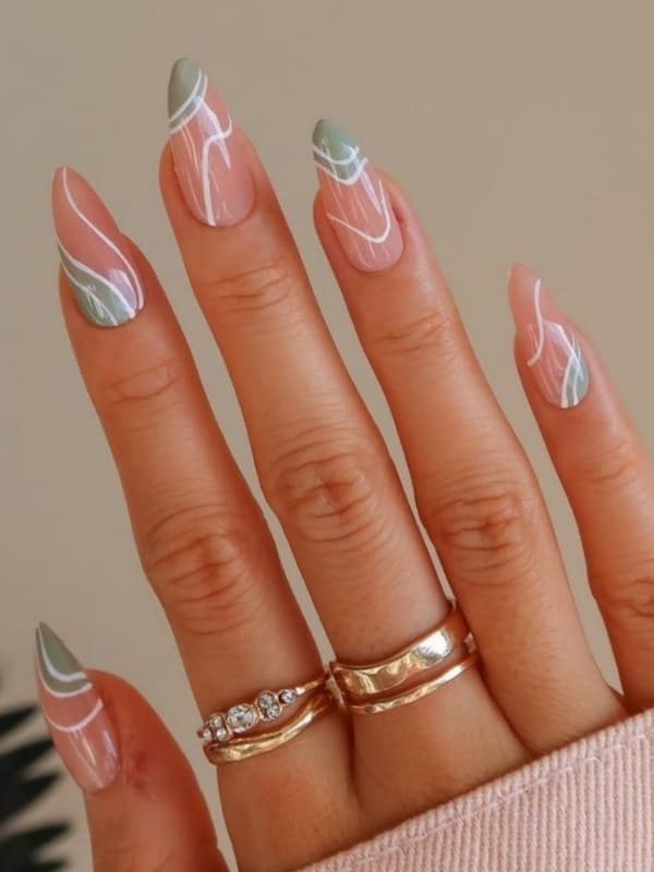 37 Sage Green Nails That Are Worth Swooning Over - 259