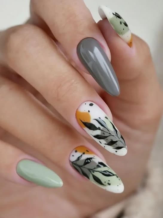 37 Sage Green Nails That Are Worth Swooning Over - 291