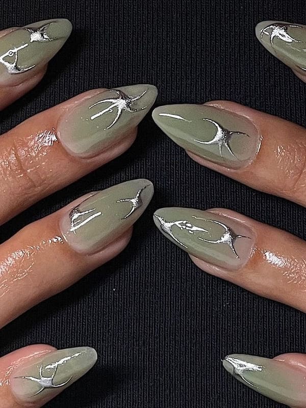 37 Sage Green Nails That Are Worth Swooning Over - 297