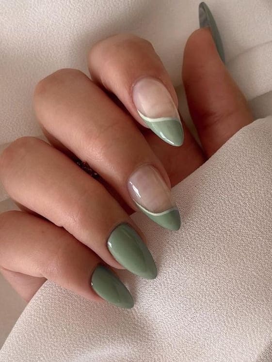 37 Sage Green Nails That Are Worth Swooning Over - 239