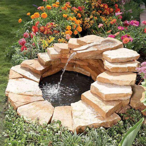 38 Amazing Waterfall Ideas to Improve Your Garden Level - 273