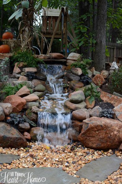 38 Amazing Waterfall Ideas to Improve Your Garden Level - 275
