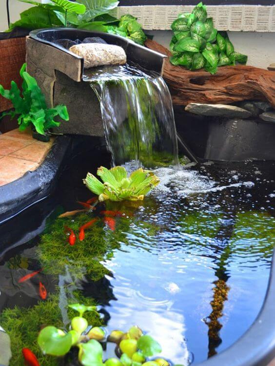38 Amazing Waterfall Ideas to Improve Your Garden Level - 289