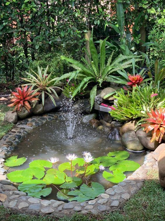38 Amazing Waterfall Ideas to Improve Your Garden Level - 291