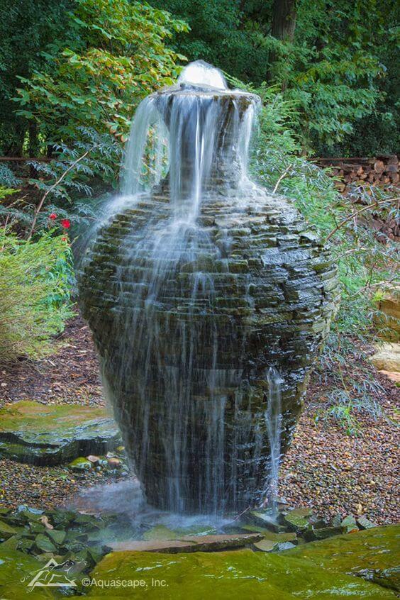 38 Amazing Waterfall Ideas to Improve Your Garden Level - 305