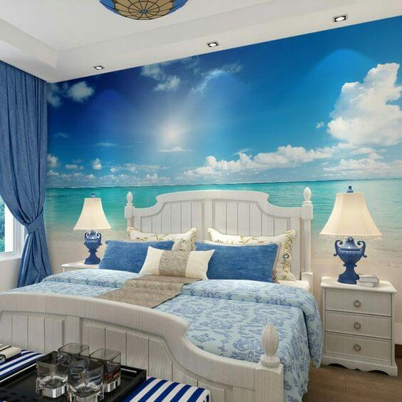 46 Beautiful Ways to Turn Your Bedroom Into a Sea Paradise - 295