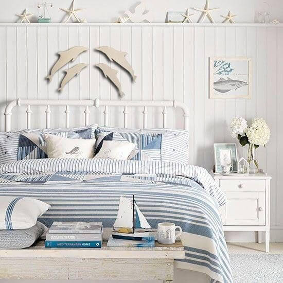 46 Beautiful Ways to Turn Your Bedroom Into a Sea Paradise - 307