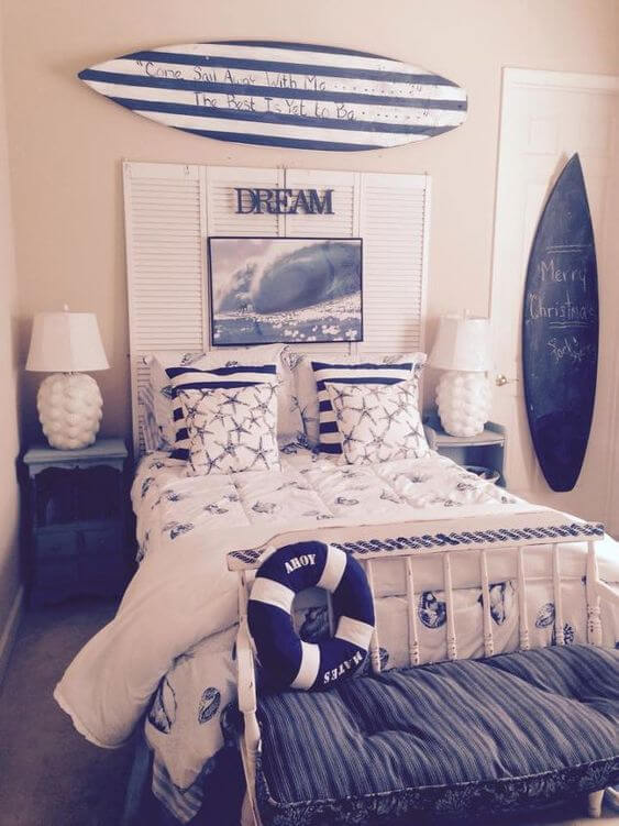 46 Beautiful Ways to Turn Your Bedroom Into a Sea Paradise - 311