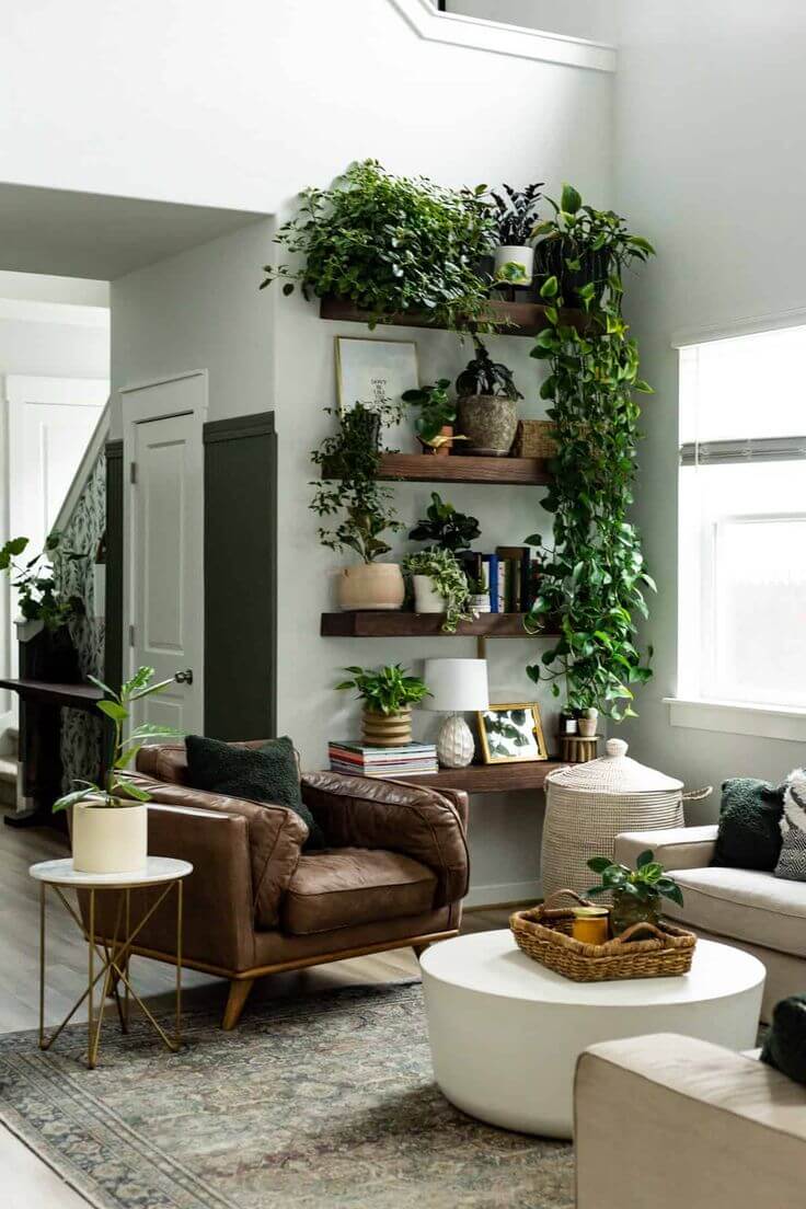 47 Stunning Ways to Display Plants in Your Living Space - 347