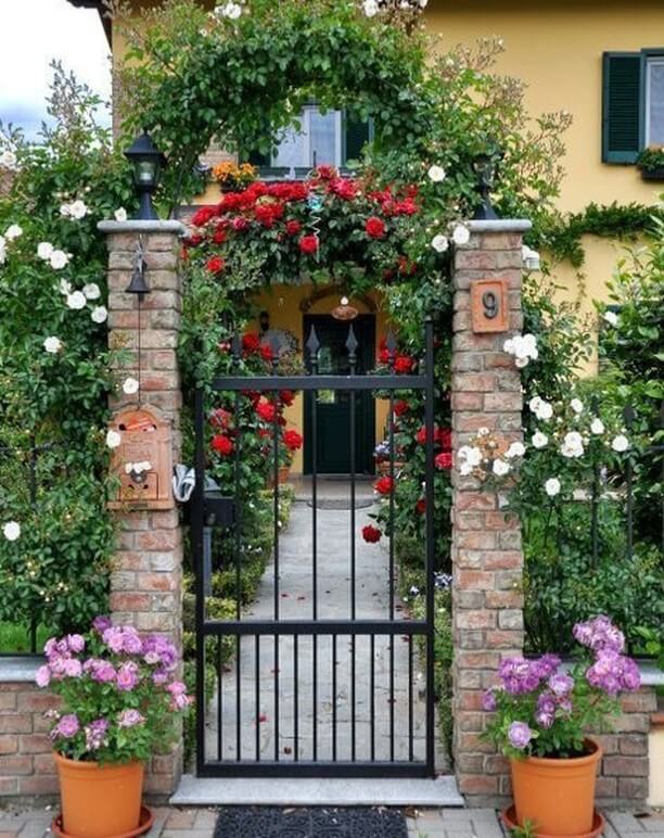 20+ Gorgeous Garden Gate Landscaping Ideas - 167
