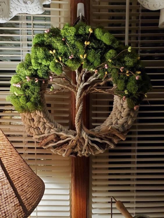 45 Attractive Wreath Ideas to Brighten Up Your Front Door - 287