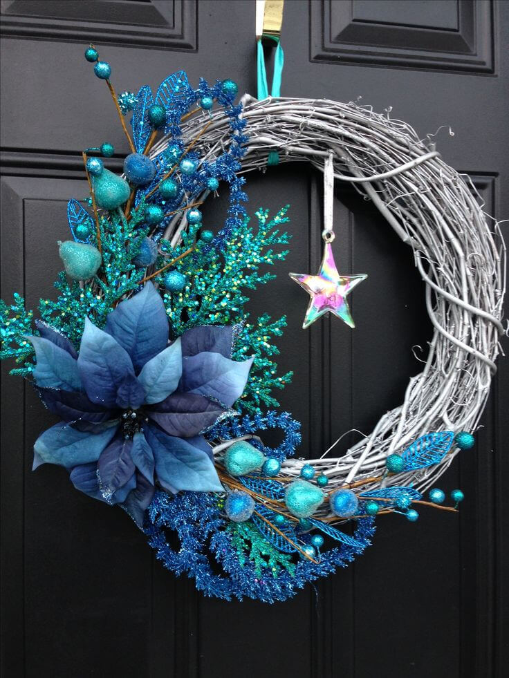45 Attractive Wreath Ideas to Brighten Up Your Front Door - 335
