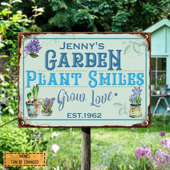 10+ Lovely Garden Sign Ideas That Add Style To Your Outdoor Sanctuary - 169