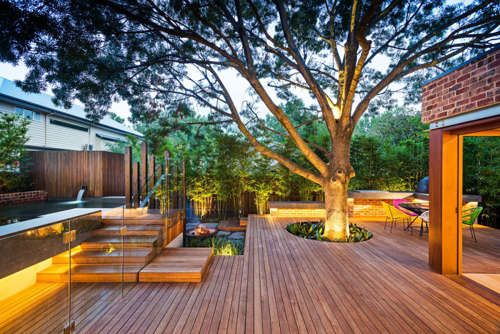 20 Deck And Furniture Ideas For Relaxing Among Trees - 125