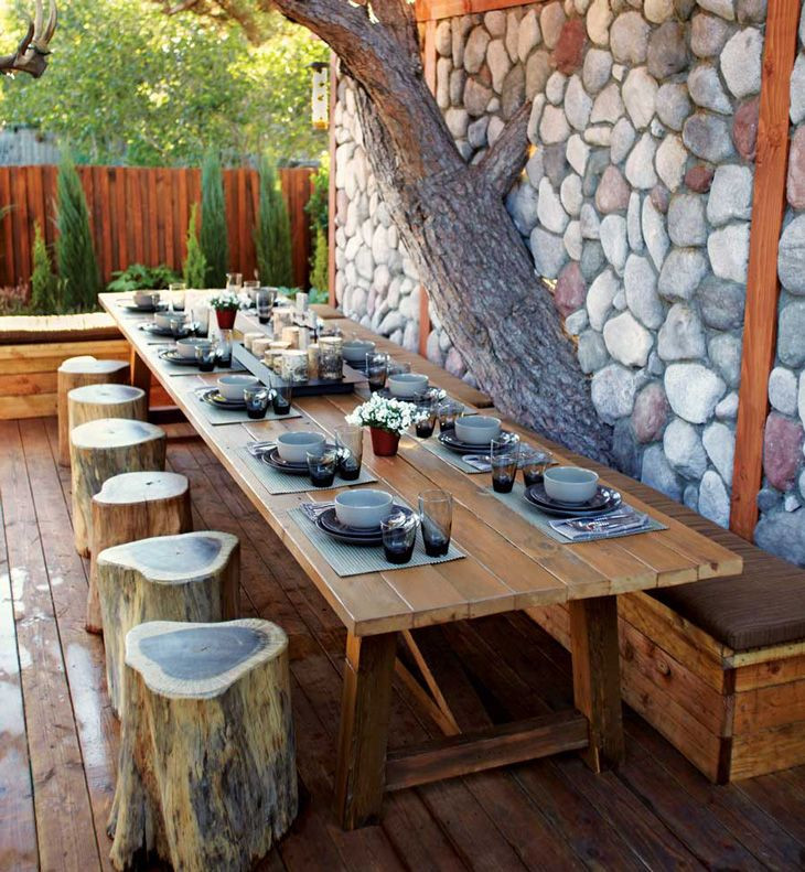 20 Deck And Furniture Ideas For Relaxing Among Trees - 139