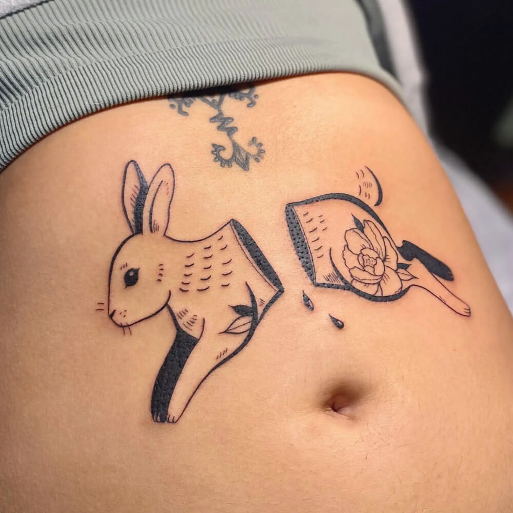 30 Lovely Rabbit Tattoo Ideas That Are Hard To Resist - 215
