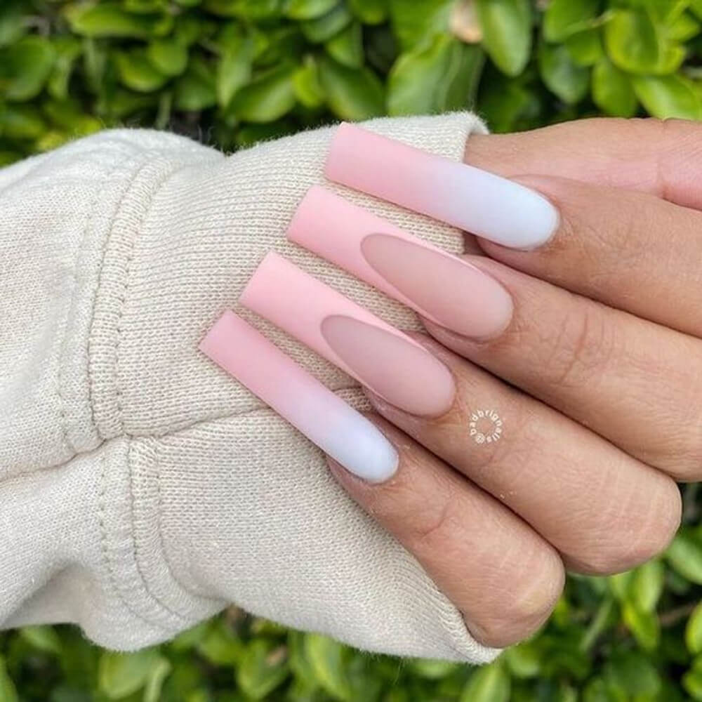 35 Pastel French Manicure To Look Pretty All Year Long - 219