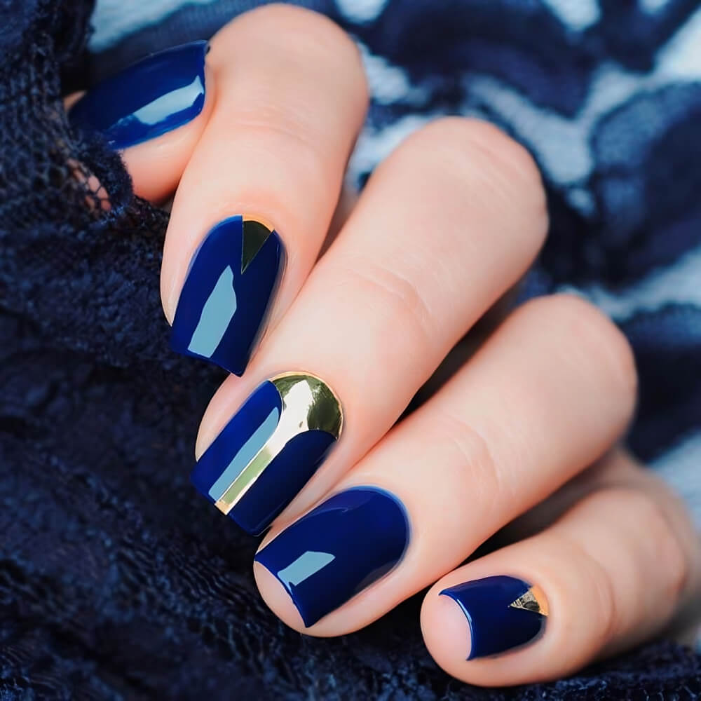 45 Blue Nail Designs To Save You From Boredom