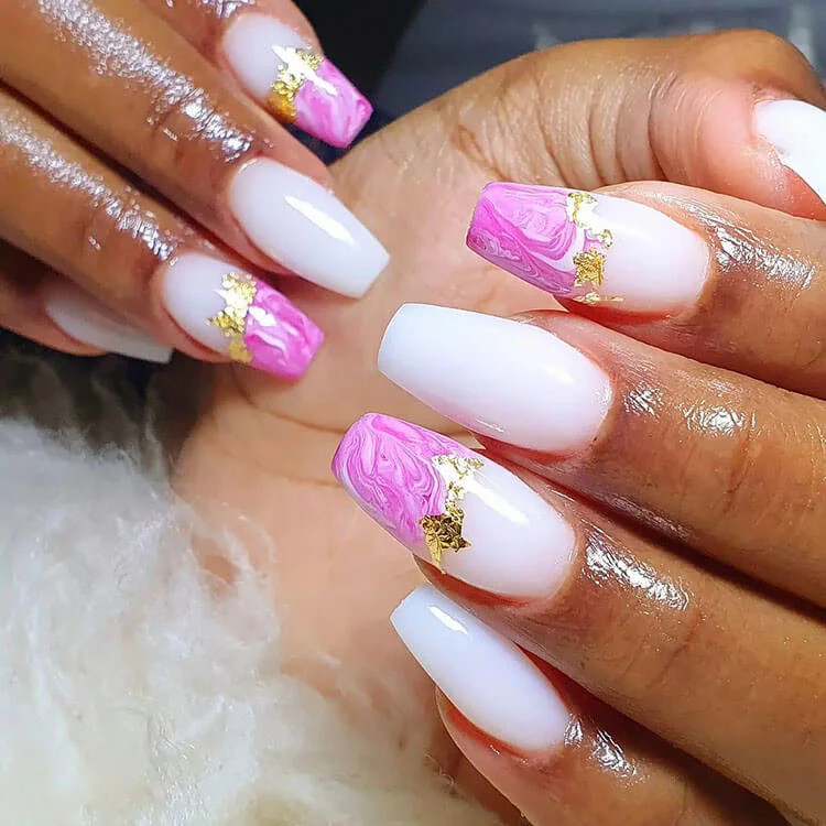 25 Pink And White Nail Ideas To Show Your Lovely Beauty - 165