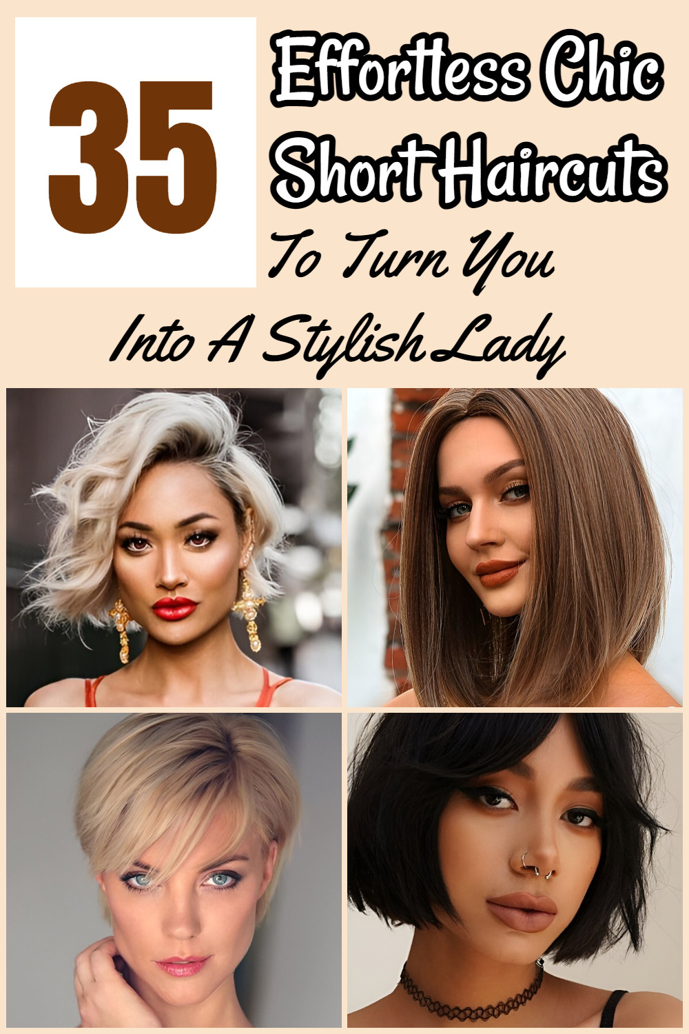 27 Effortless Chic Short Haircuts To Turn You Into A Stylish Lady