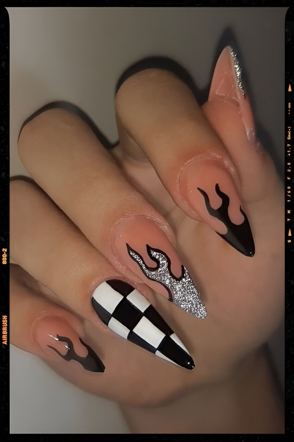 30 Chic Checkerboard Nail Designs To Look Awesome