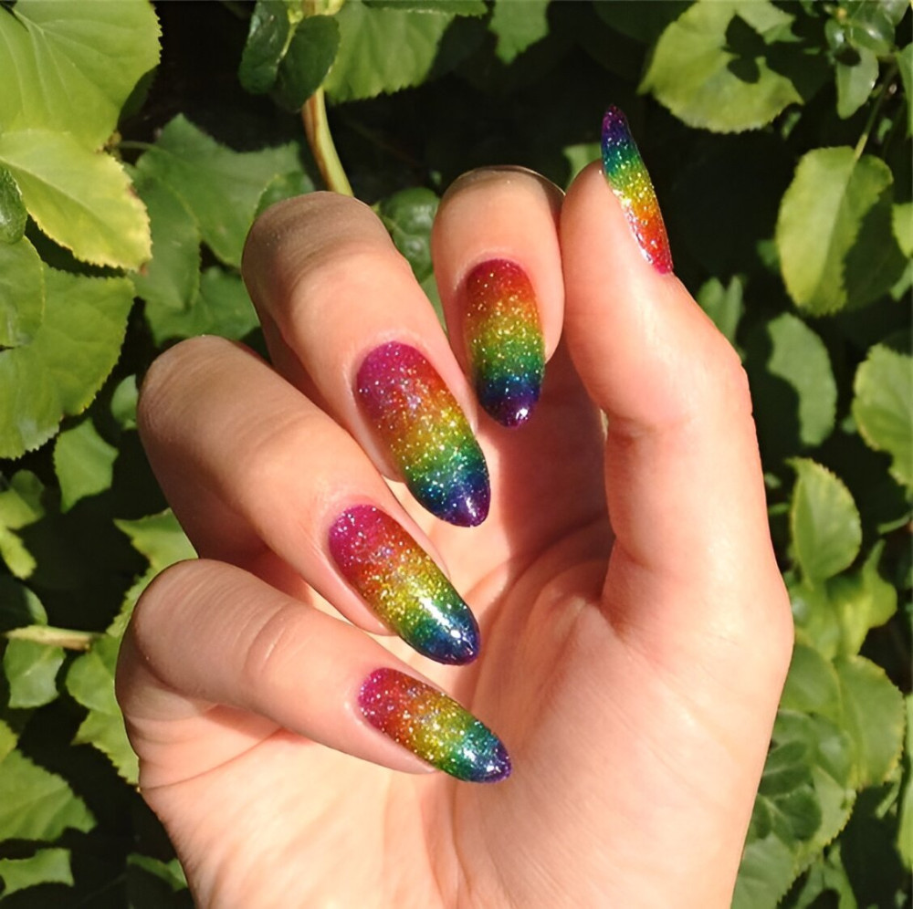 30 Colorful Rainbow Nail Ideas To Instantly Brighten Up Your Mood