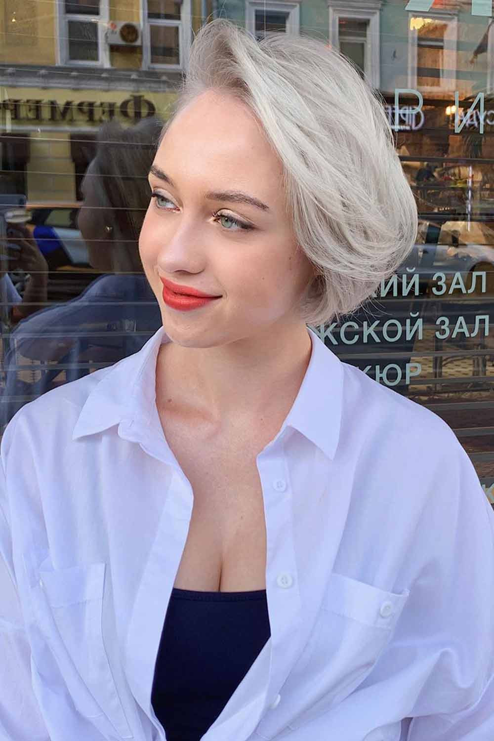 35 Gorgeously Chic Short Hairstyles For Fine Hair Ladies - 237