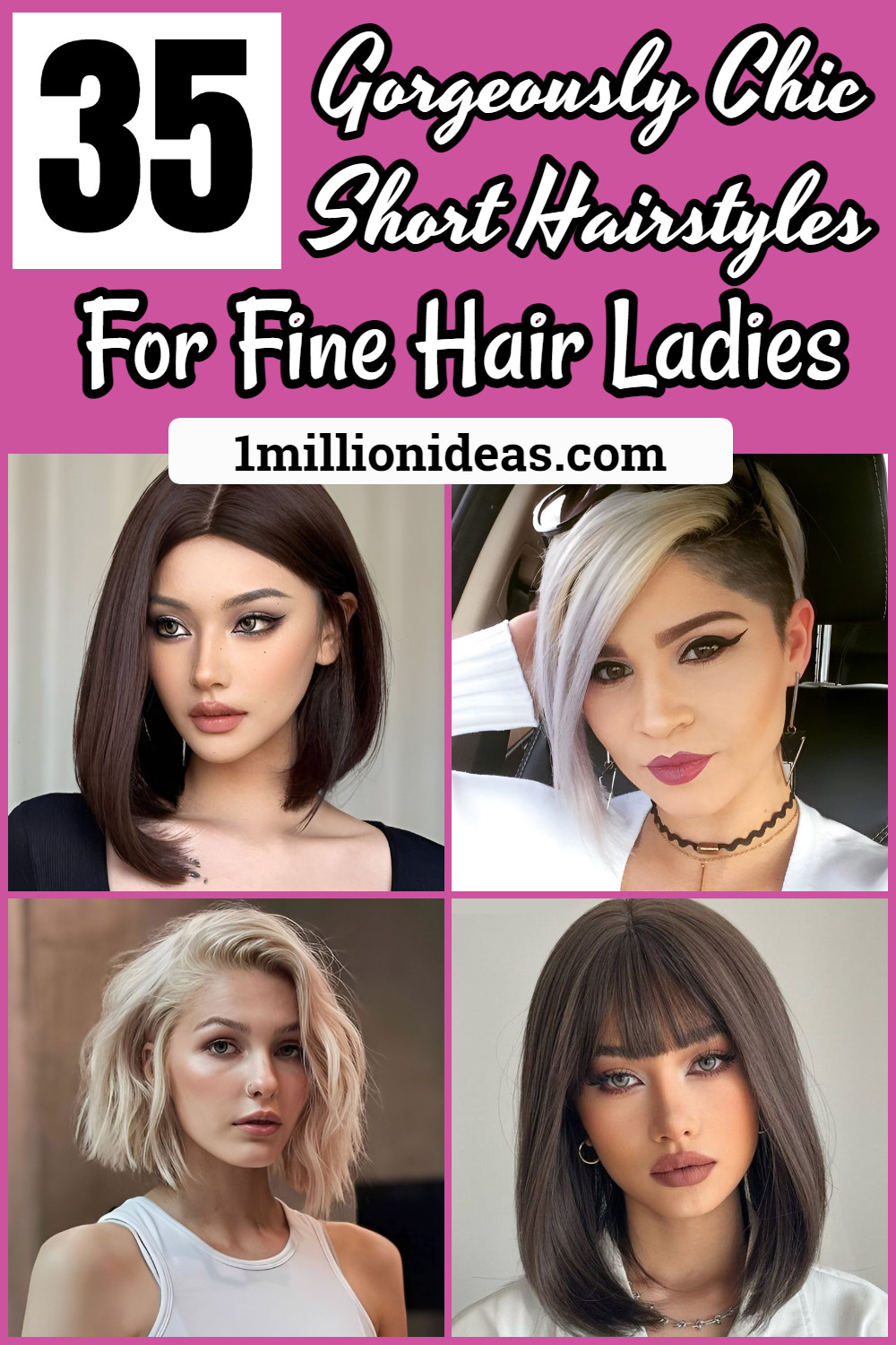 35 Gorgeously Chic Short Hairstyles For Fine Hair Ladies - 221