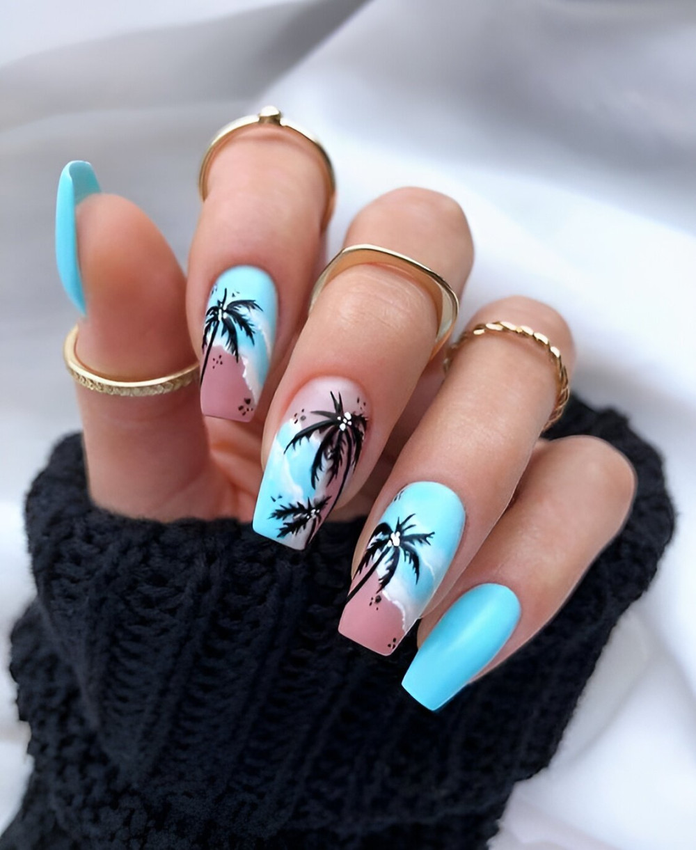 40+ Vacation Nail Art Ideas Perfect For A Beach Summer Holiday