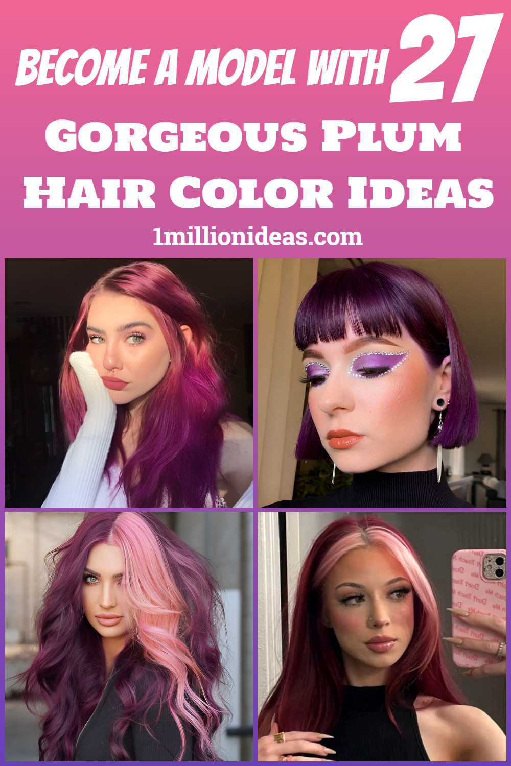 Become A Model With These 27 Gorgeous Plum Hair Color Ideas - 173