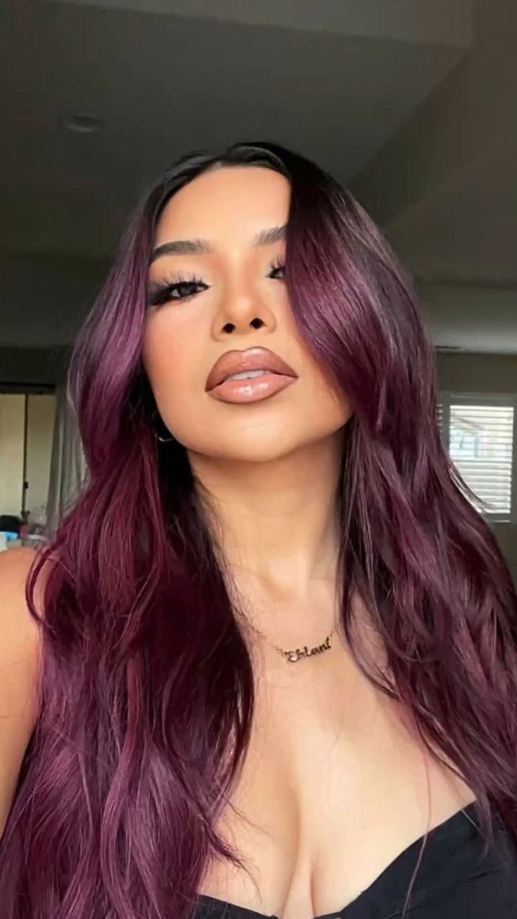 Become A Model With These 27 Gorgeous Plum Hair Color Ideas - 203