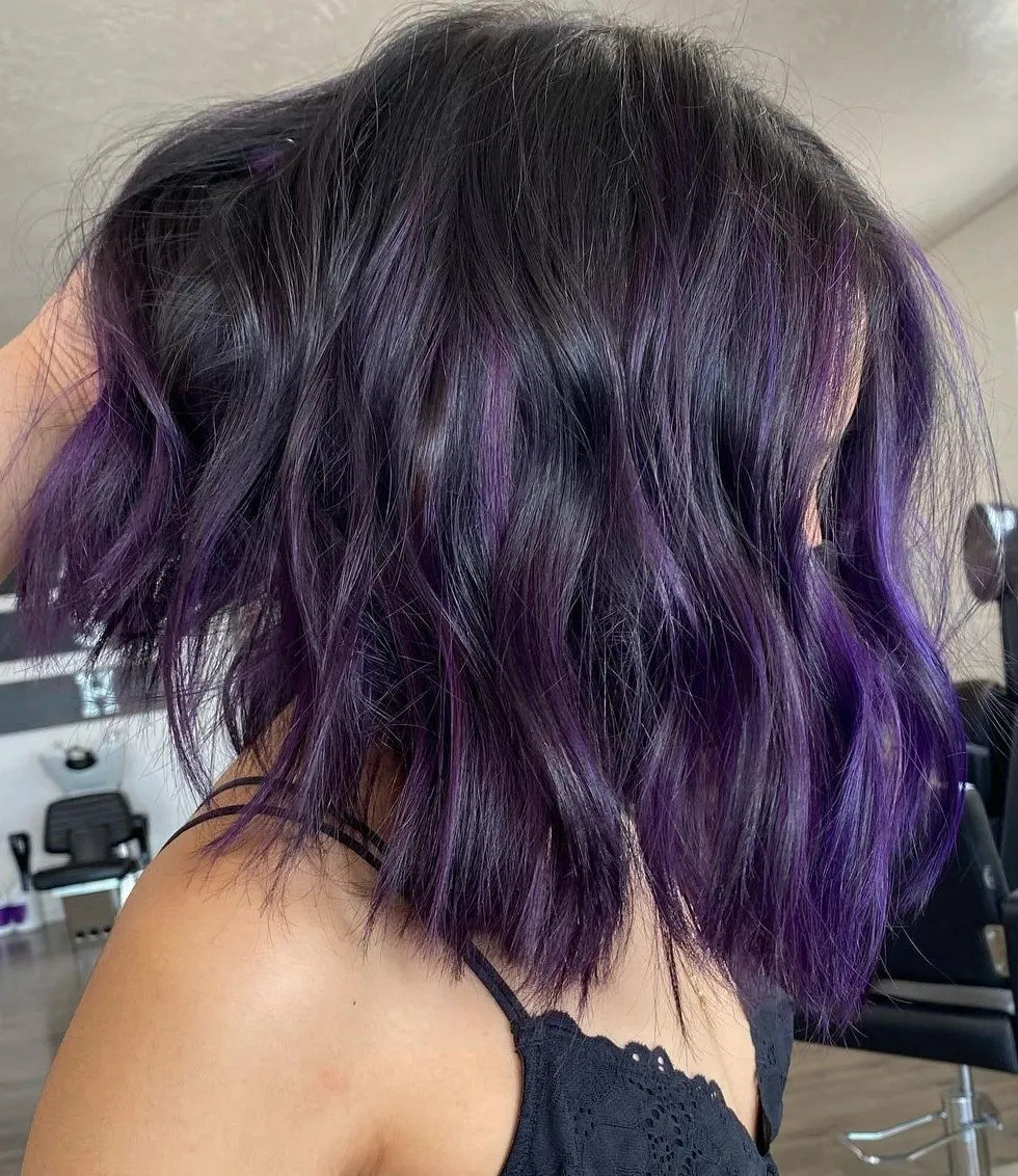 27 Purple Highlight Hair Ideas That Every Expert Loves - 199