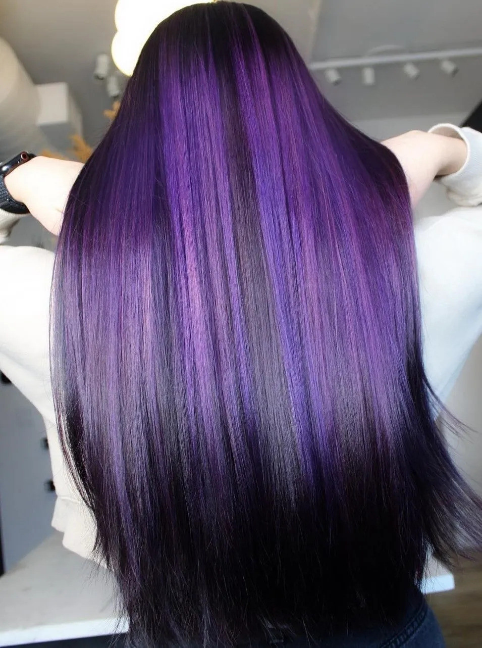 27 Purple Highlight Hair Ideas That Every Expert Loves 7404