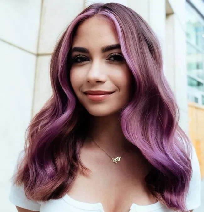 27 Purple Highlight Hair Ideas That Every Expert Loves - 203