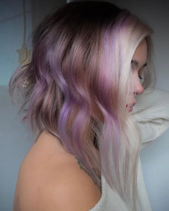 27 Purple Highlight Hair Ideas That Every Expert Loves - 225