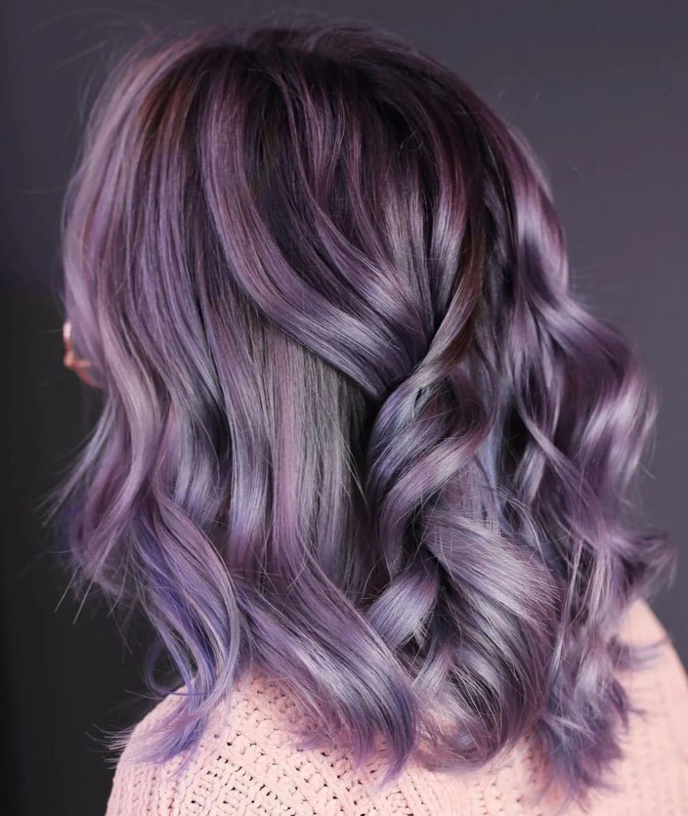 27 Purple Highlight Hair Ideas That Every Expert Loves - 227