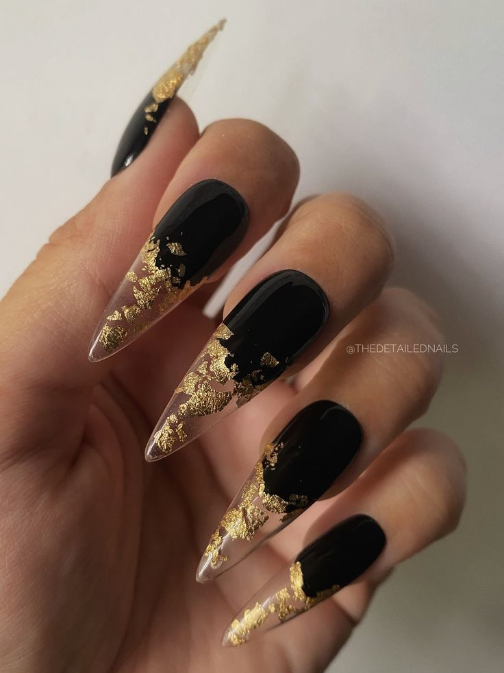 30 Mysterious And Dramatic Black Glitter Nail Designs That Are Top Glam - 213