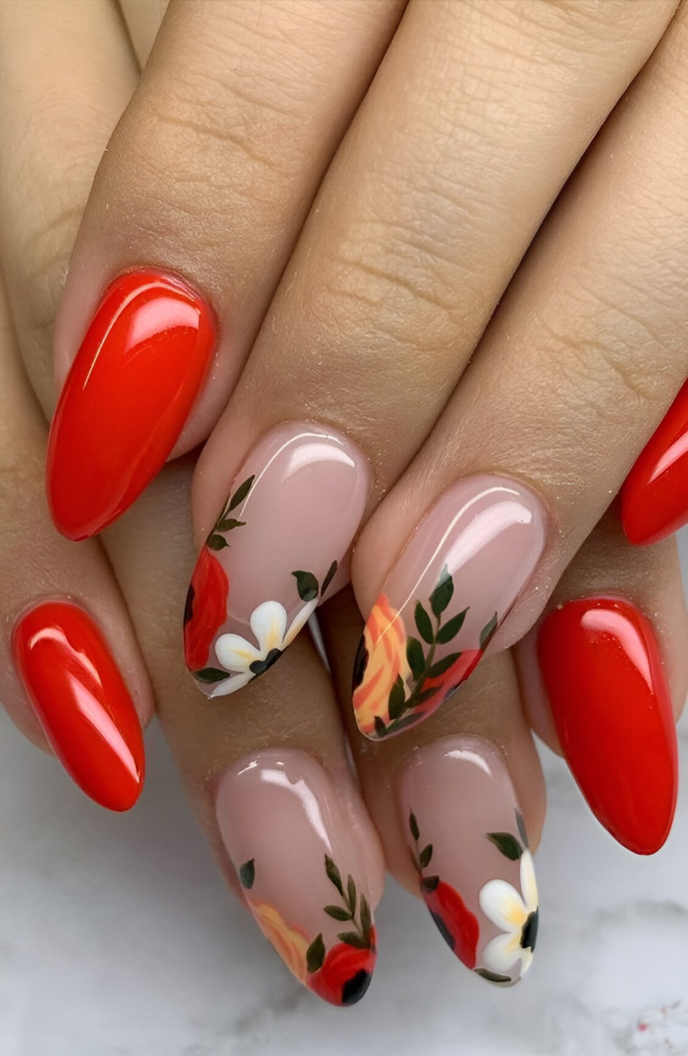 30 ideas inolvidables de manicura roja que te dejarán boquiabierto 2023 - 221