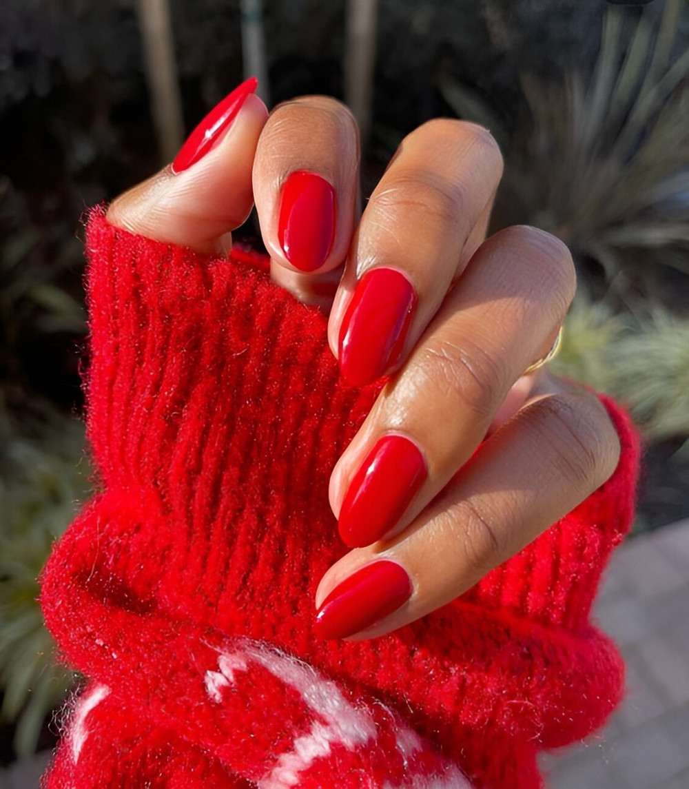 30 ideas inolvidables de manicura roja para arrasar en 2023 - 249