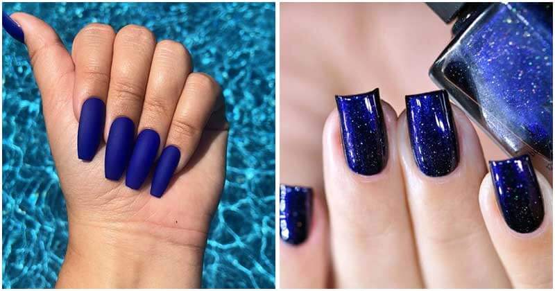 30 Best Trendy Blue Nail Designs To Copy This Summer