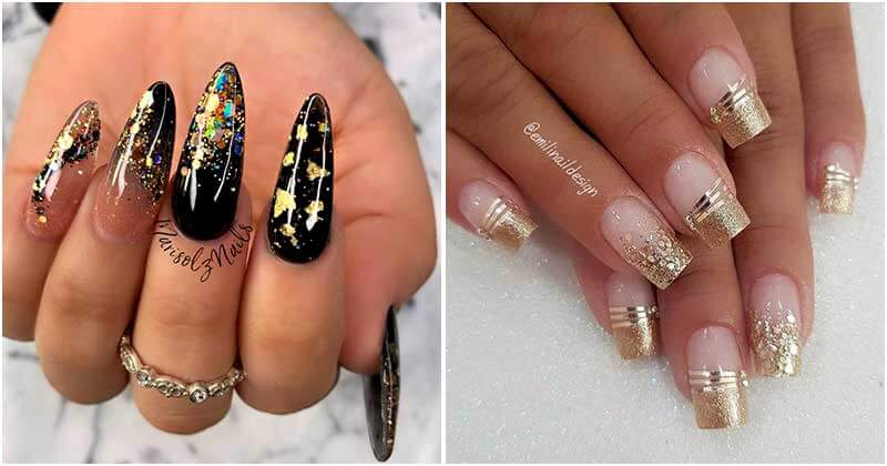 30-Love-At-First-Sight-Gold-Glitter-Nail-Designs-ft