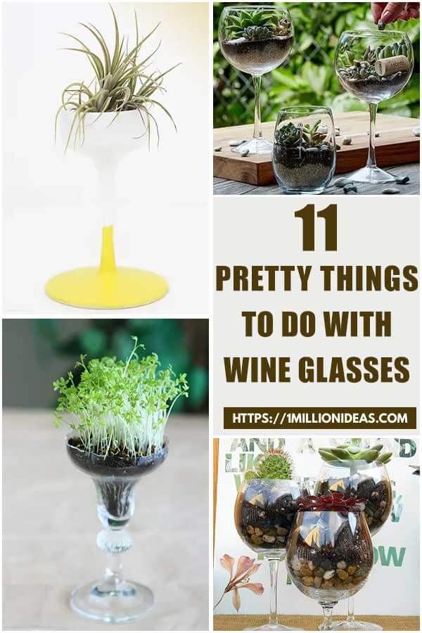 Pretty Things To Do With Your Wine Glasses