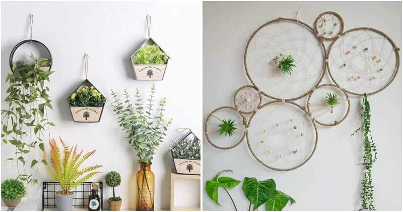 18 Artistic Plant Wall Ideas To Decorate Your House