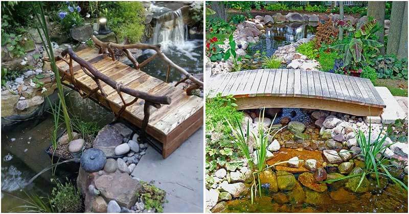 24 Small Garden Bridge Ideas