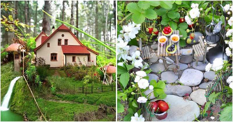 Fairy Gardens Are A Fun Way To Mix Toys With Nature. It’s Also A Great Way For Kids To Your Kids Into Gardening And Love Nature More. So, If You Want To Your Kids Join Outdoor Activities Instead Of Watching Youtube Or Searching The Internet All Time, Fairy Gardens Are Smart Choices. And Here Are 30 Cute And Fun Outdoor Fairy Garden Ideas That Will Blow Your Mind, And Your Kids Too. They Include Fairy Houses, Structures, Mushrooms, Walkways, Villages, And More, Explore Them With Us. Fairy Gardens Are Miniature Landscapes With Tiny Plants, Trees, Pathways, Houses, And More. They Look Like There Are Living Some Tiny Creatures, Wrapped In A Magical Aura. There Are No Certain Rules Of How You Can Organize Your Mini Fairy Garden. So, To Make Them, You Just Need To Have Your Imagination And Creativity. These Ideas Today Are Great Examples To Try.