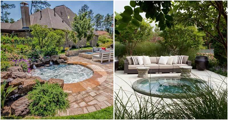 25 Beautiful Landscaping Ideas With hot Tubs