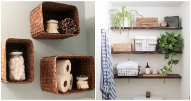 Creative and Cool DIY Bathroom Shelf Ideas