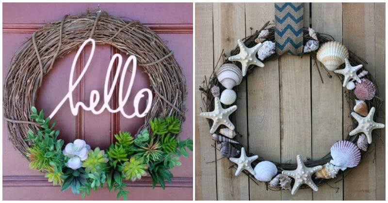 20 Adorable DIY Summer Wreath Ideas To Liven Up Your Front Door