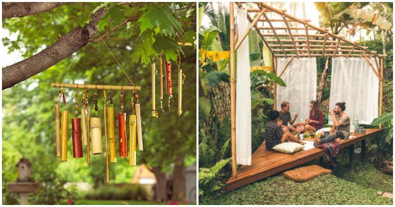 20 Inspiring DIY Bamboo Garden Projects For The Weekend
